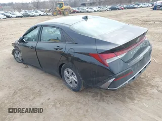 2024 Hyundai Elantra SE with VIN KMHLL4DGXRU814578, listed as a IAAI auction lot 41452571 with 1,558 mi miles and . Bid and sale history available at DreamBid. Image 3.