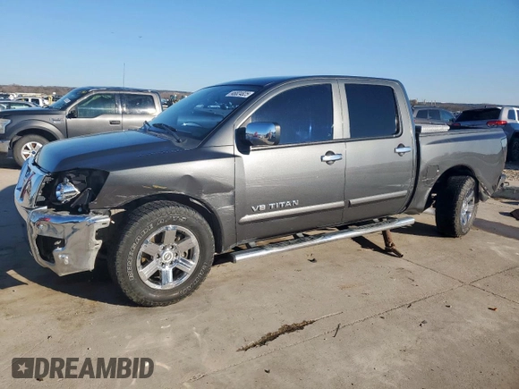 2011 Nissan Titan SV with VIN 1N6BA0ED8BN310143, listed as a Copart auction lot 46824825 with 169,356 mi miles and Salvage Title. Bid and sale history available at DreamBid. Image 1.