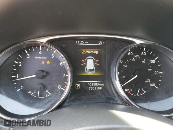 2016 Nissan Rogue S with VIN JN8AT2MT5GW000728, listed as a Copart auction lot 50883195 with 103,583 mi miles and Non Repairable. Bid and sale history available at DreamBid. Image 9.