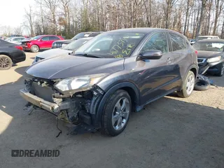 2017 Honda HR-V EX with VIN 3CZRU5H56HM718647, listed as a IAAI auction lot 41773710 with 59,801 mi miles. Bid and sale history available at carsss.com. Image 2.