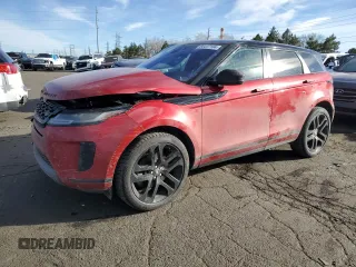 2020 Land Rover Range Rover Evoque SE with VIN SALZP2FX2LH105818, listed as a Copart auction lot 84417104 with 27,829 mi miles and Salvage title. Bid and sale history available at DreamBid. Image 1.