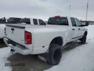 2007 Dodge 3500 SLT with VIN 3D7MX48A37G784946, listed as a Copart auction lot 44722485 with 386,813 mi miles and Salvage title. Bid and sale history available at DreamBid. Image 3.