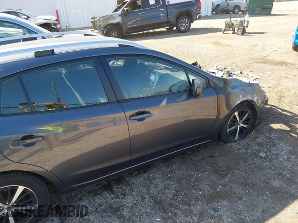 2022 Subaru Impreza Premium with VIN 4S3GTAV60N3719568, listed as a IAAI auction lot 41807427 with Not provided miles and . Bid and sale history available at DreamBid. Image 4.