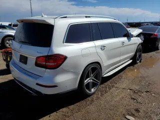 2019 Mercedes-Benz GLS with VIN 4JGDF6EE7KB225669, listed as a Copart auction lot 64674492 with 48,460 mi miles. Bid and sale history available at carsss.com. Image 4.