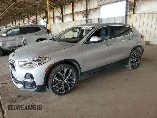 2021 BMW X2 sDrive28i with VIN WBXYH9C07M5T03462, listed as a Copart auction lot 56539503 with 0 mi miles and Salvage Title. Bid and sale history available at carsss.com. Image 1.