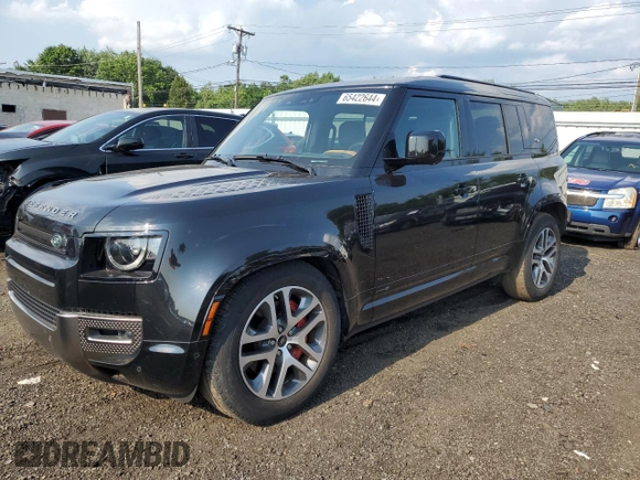 2021 Land Rover Defender с VIN SALEX7RU7M2038165, выставлен на аукционе Copart как лот 65422644 с пробегом 24 207 миль миль и Списание • Salvage title. История ставок и продаж доступна на DreamBid. Изображение 1.