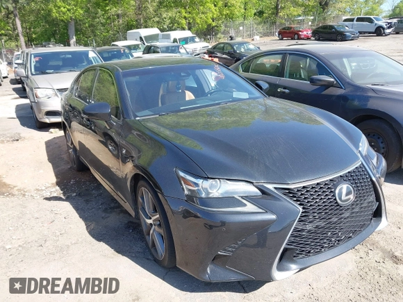 2017 Lexus GS with VIN JTHBZ1BL6HA009818, listed as a IAAI auction lot 42058206 with 137,711 mi miles. Bid and sale history available at carsss.com. Image 1.