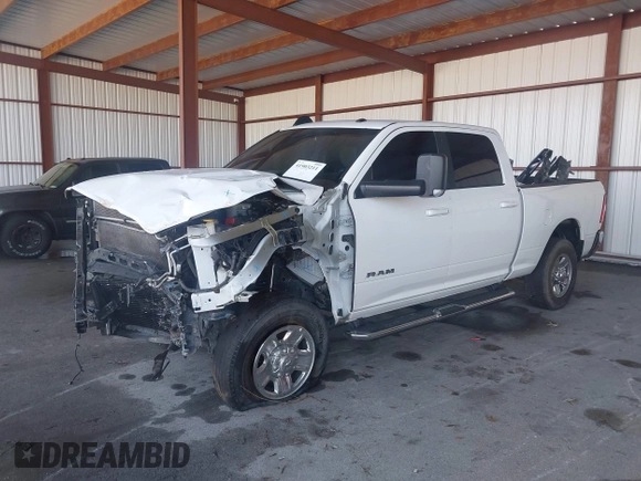 2021 Ram 2500 Big Horn with VIN 3C6UR5DL0MG653459, listed as a IAAI auction lot 41903211 with 68,902 mi miles. Bid and sale history available at carsss.com. Image 20.