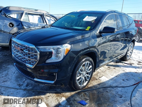 2024 GMC Terrain Denali with VIN 3GKALXEG7RL286363, listed as a IAAI auction lot 41610957 with 1,989 mi miles and . Bid and sale history available at DreamBid. Image 18.