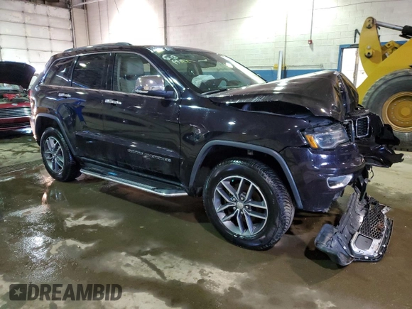 2018 Jeep Grand Cherokee Sterling Edition with VIN 1C4RJFBG0JC400464, listed as a Copart auction lot 48332654 with 0 mi miles and Salvage Title. Bid and sale history available at carsss.com. Image 4.