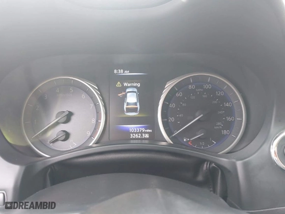 2015 Infiniti Q50 Premium with VIN JN1BV7AR6FM398951, listed as a IAAI auction lot 41635038 with 103,379 mi miles. Bid and sale history available at carsss.com. Image 7.