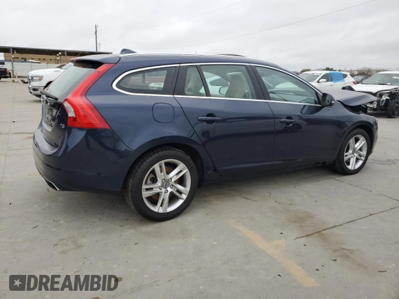 2015 Volvo V60 T5 Drive-E Premier Plus with VIN YV140MECXF1213854, listed as a Copart auction lot 41046234 with Not Provided miles. Bid and sale history available at carsss.com. Image 3.