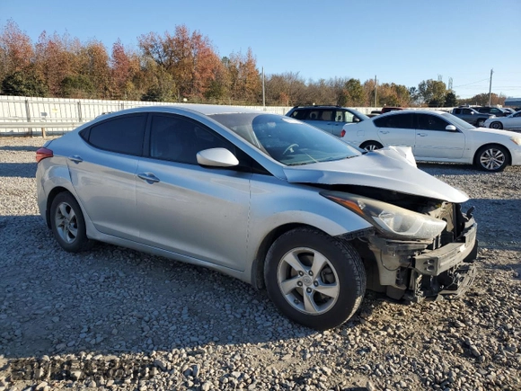 2015 Hyundai Elantra SE with VIN 5NPDH4AEXFH549096, listed as a Copart auction lot 83113014 with 163,449 mi miles and Salvage Title. Bid and sale history available at DreamBid. Image 4.