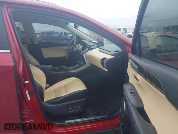 2015 Lexus NX with VIN JTJYARBZ6F2018481, listed as a IAAI auction lot 41934756 with 222,292 mi miles and . Bid and sale history available at carsss.com. Image 5.