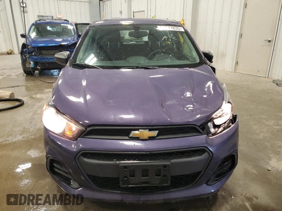2017 Chevrolet Spark LS with VIN KL8CB6SA3HC713395, listed as a Copart auction lot 53712835 with 77,146 mi miles and Non Repairable. Bid and sale history available at carsss.com. Image 5.