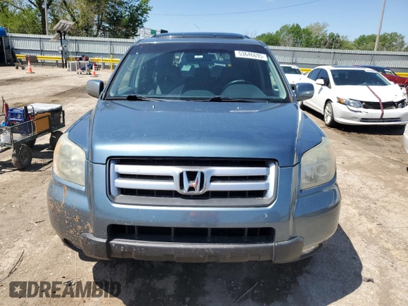 2006 Honda Pilot EX-L with VIN 5FNYF28546B045353, listed as a Copart auction lot 53646695 with 107,325 mi miles and Salvage Title. Bid and sale history available at DreamBid. Image 5.