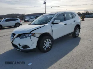 2016 Nissan Rogue S with VIN JN8AT2MT2GW021147, listed as a Copart auction lot 41972655 with 60,238 mi miles and Clean Title. Bid and sale history available at carsss.com. Image 1.