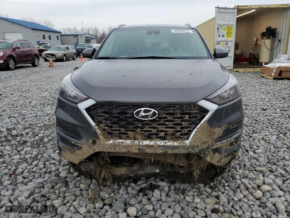 2021 Hyundai Tucson Limited with VIN KM8J33AL8MU340397, listed as a Copart auction lot 46588315 with 46,187 mi miles and Salvage Title. Bid and sale history available at carsss.com. Image 5.