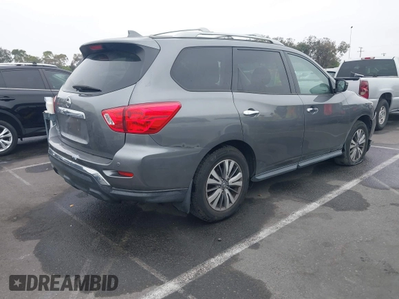 2019 Nissan Pathfinder SL with VIN 5N1DR2MN4KC624552, listed as a IAAI auction lot 42713518 with 115,291 mi miles and . Bid and sale history available at DreamBid. Image 4.