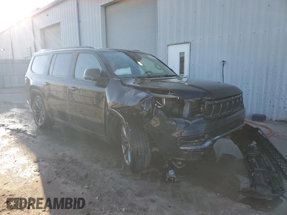 2024 Jeep Grand Wagoneer Series II Obsidian z VIN 1C4SJVFP6RS111595, wystawiony jako Copart lot #48257345 z przebiegiem 16 038 mil mil oraz Czysty tytuł • Clean title. Historia ofert i sprzedaży dostępna na DreamBid. Obrazek 4.