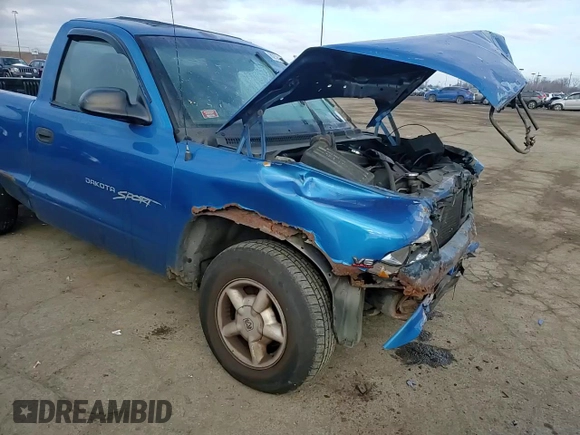 1998 Dodge Dakota SLT z VIN 1B7FL26X3WS633719, wystawiony jako Copart lot #82381914 z przebiegiem Nie podano mil oraz Szkoda całkowita • Salvage title. Historia ofert i sprzedaży dostępna na DreamBid. Obrazek 10.
