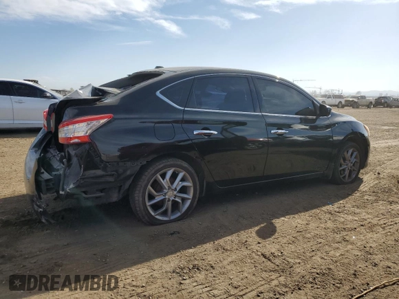 2015 Nissan Sentra SV with VIN 3N1AB7AP3FY231673, listed as a Copart auction lot 51539645 with 155,434 mi miles and Salvage Title. Bid and sale history available at carsss.com. Image 3.