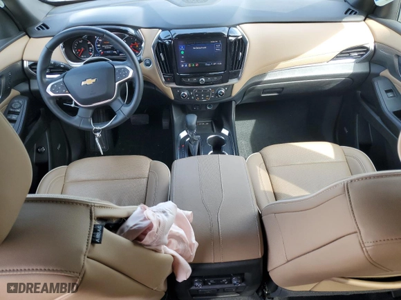 2023 Chevrolet Traverse Premier with VIN 1GNERKKW4PJ127211, listed as a Copart auction lot 50217285 with 24,295 mi miles and Salvage Title. Bid and sale history available at carsss.com. Image 8.