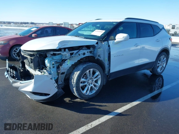 2020 Chevrolet Blazer LT with VIN 3GNKBJRS3LS705330, listed as a IAAI auction lot 41552838 with 57,598 mi miles and . Bid and sale history available at DreamBid. Image 17.