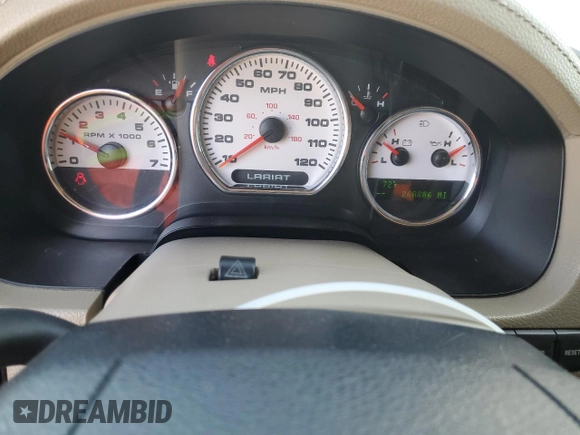 2004 Ford F-150 XLT with VIN 1FTPW14594KC36276, listed as a Copart auction lot 64606035 with 260,886 mi miles and Salvage title. Bid and sale history available at DreamBid. Image 9.