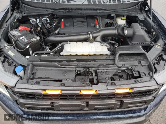 2023 Ford F-150 Raptor with VIN 1FTFW1RG0PFD16861, listed as a Copart auction lot 52928285 with 19,454 mi miles and Salvage Title. Bid and sale history available at DreamBid. Image 11.