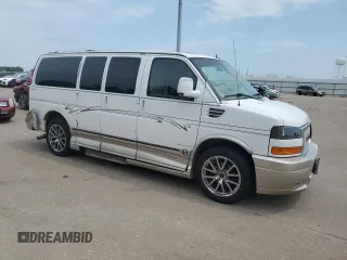 2013 GMC Savana Cargo Van YF7 Upfitter with VIN 1GDS7DC41D1104230, listed as a Copart auction lot 64390224 with 88,421 mi miles and Salvage Title. Bid and sale history available at carsss.com. Image 4.