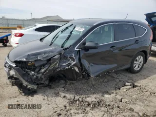 2013 Honda CR-V EX-L z VIN 2HKRM4H76DH684744, wystawiony jako Copart lot #55148985 z przebiegiem Nie podano mil oraz Szkody całkowita. Historia ofert i sprzedaży dostępna na DreamBid. Obrazek 1.