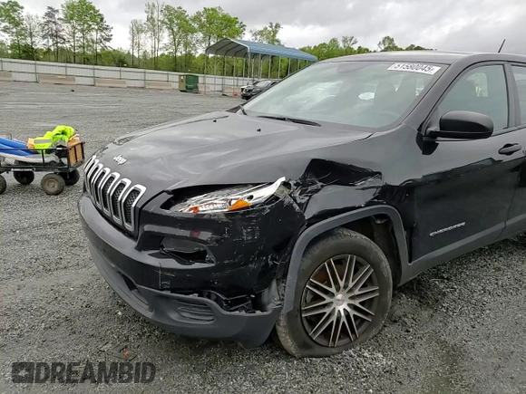 2016 Jeep Cherokee Sport with VIN 1C4PJLAB1GW136898, listed as a Copart auction lot 51580045 with 205,411 mi miles and Salvage Title. Bid and sale history available at carsss.com. Image 11.