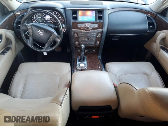 2017 Nissan Armada SL with VIN JN8AY2ND6H9005803, listed as a Copart auction lot 83749644 with 113,310 mi miles and Salvage Title. Bid and sale history available at carsss.com. Image 8.