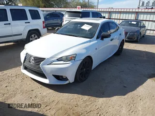 2015 Lexus IS 250 with VIN JTHBF1D21F5066351, listed as a IAAI auction lot 41824287 with 114,655 mi miles and . Bid and sale history available at carsss.com. Image 2.
