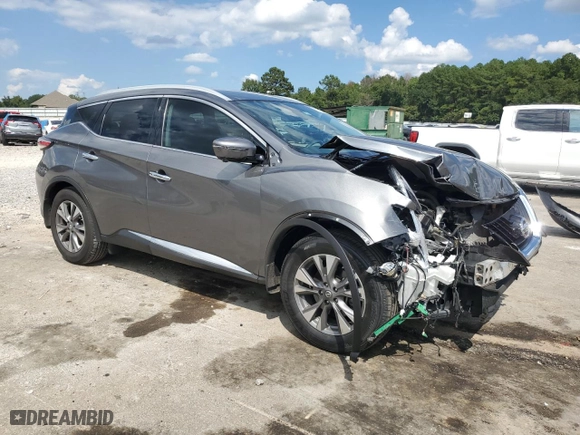 2017 Nissan Murano SL with VIN 5N1AZ2MG7HN104833, listed as a Copart auction lot 72215864 with 77,146 mi miles and Salvage Title. Bid and sale history available at carsss.com. Image 4.