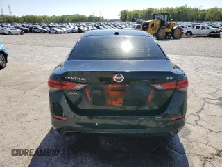 2020 Nissan Sentra SV with VIN 3N1AB8CV1LY256231, listed as a Copart auction lot 52805675 with 107,882 mi miles and Salvage Title. Bid and sale history available at carsss.com. Image 6.
