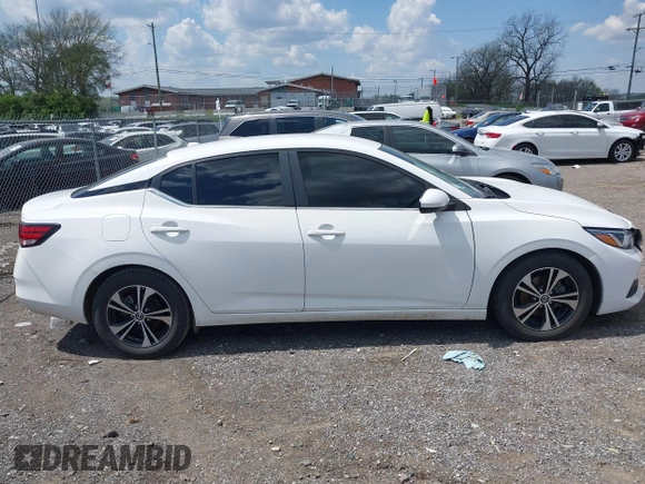 2022 Nissan Sentra SV with VIN 3N1AB8CVXNY255632, listed as a IAAI auction lot 41983125 with 45,814 mi miles. Bid and sale history available at carsss.com. Image 13.