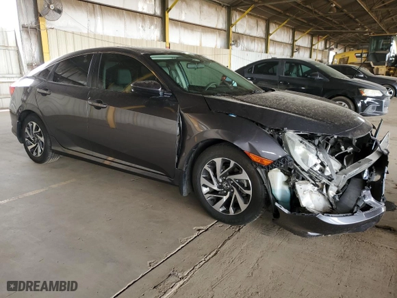 2017 Honda Civic Sedan EX with VIN 2HGFC2F75HH500763, listed as a Copart auction lot 50903385 with 111,456 mi miles and Salvage Title. Bid and sale history available at carsss.com. Image 4.