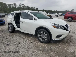2018 Nissan Murano SV with VIN 5N1AZ2MG3JN166476, listed as a Copart auction lot 51136105 with 82,054 mi miles and Salvage Title. Bid and sale history available at carsss.com. Image 4.