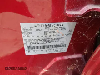 2010 Ford Edge SE with VIN 2FMDK3GC9ABA45589, listed as a IAAI auction lot 42143048 with 226,157 mi miles. Bid and sale history available at carsss.com. Image 9.
