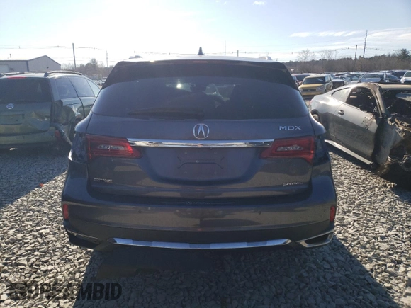 2017 Acura MDX w/Advance Pkg with VIN 5FRYD4H80HB030801, listed as a Copart auction lot 48366565 with 150,872 mi miles and Salvage Title. Bid and sale history available at carsss.com. Image 6.