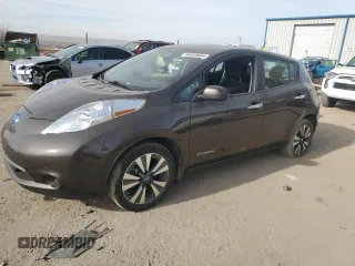 2016 Nissan LEAF SV with VIN 1N4BZ0CP0GC303642, listed as a Copart auction lot 84659664 with 95,180 mi miles and Salvage Title. Bid and sale history available at carsss.com. Image 1.