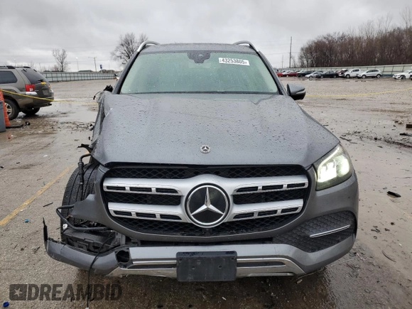 2020 Mercedes-Benz GLS with VIN 4JGFF5KE7LA132360, listed as a Copart auction lot 43253805 with 98,736 mi miles and Salvage Title. Bid and sale history available at carsss.com. Image 5.