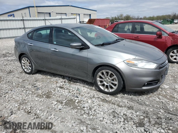 2013 Dodge Dart Limited with VIN 1C3CDFCA9DD342915, listed as a Copart auction lot 50898125 with 141,476 mi miles and Salvage Title. Bid and sale history available at carsss.com. Image 4.