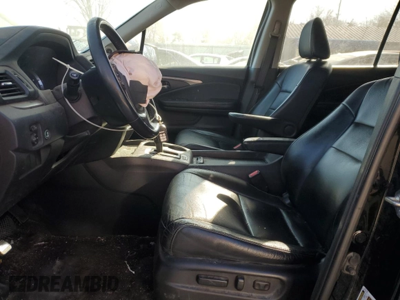 2016 Honda Pilot EX-L with VIN 5FNYF5H7XGB038380, listed as a Copart auction lot 82704994 with 108,400 mi miles and Salvage Title. Bid and sale history available at DreamBid. Image 7.
