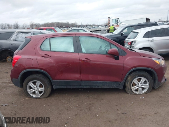 2017 Chevrolet Trax LS with VIN 3GNCJNSB0HL172704, listed as a IAAI auction lot 41821362 with 60,426 mi miles. Bid and sale history available at carsss.com. Image 13.