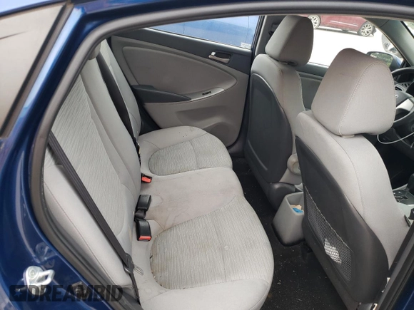 2015 Hyundai Accent GLS with VIN KMHCT4AE4FU886410, listed as a Copart auction lot 62561083 with 124,306 mi miles. Bid and sale history available at carsss.com. Image 10.