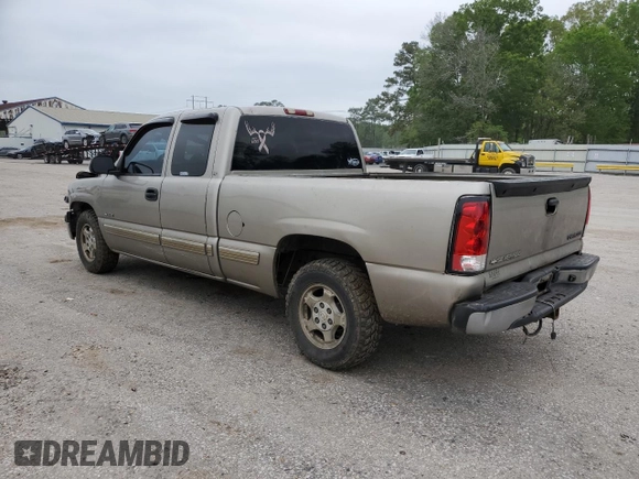 2002 Chevrolet Silverado 1500 LS with VIN 2GCEC19V621295145, listed as a Copart auction lot 50773795 with 245,920 mi miles and Salvage Title. Bid and sale history available at DreamBid. Image 2.