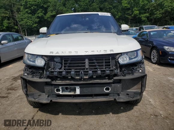 2016 Land Rover Range Rover Sport SE with VIN SALWG2PF0GA117795, listed as a Copart auction lot 59638445 with 90,445 mi miles and Salvage title. Bid and sale history available at DreamBid. Image 5.